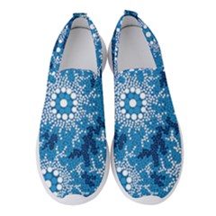 Waterhole Dreaming 90 Hogarth Arts Women s Slip On Sneakers