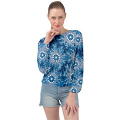 Waterhole Dreaming 90 Hogarth Arts Banded Bottom Chiffon Top