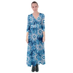 Waterhole Dreaming 90 Hogarth Arts Button Up Maxi Dress