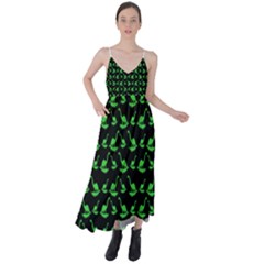 Our dino friends Tie Back Maxi Dress