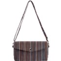 Dark digital Wood like Removable Strap Clutch Bag View1