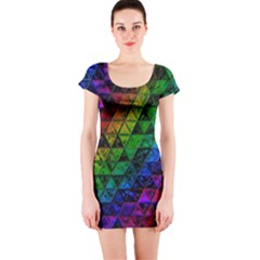 Pride Glass Short Sleeve Bodycon Dress by MRNStudios