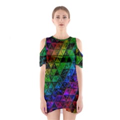 Pride Glass Shoulder Cutout One Piece Dress by MRNStudios