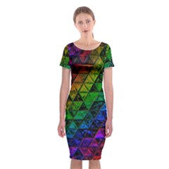 Pride Glass Classic Short Sleeve Midi Dress by MRNStudios