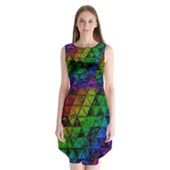 Pride Glass Sleeveless Chiffon Dress   by MRNStudios
