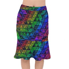 Pride Glass Short Mermaid Skirt by MRNStudios