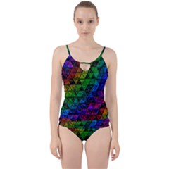 Pride Glass Cut Out Top Tankini Set by MRNStudios