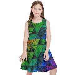 Pride Glass Kids  Skater Dress by MRNStudios