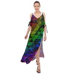 Pride Glass Maxi Chiffon Cover Up Dress by MRNStudios