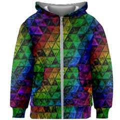 Pride Glass Kids  Zipper Hoodie Without Drawstring by MRNStudios