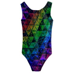 Pride Glass Kids  Cut-out Back One Piece Swimsuit by MRNStudios