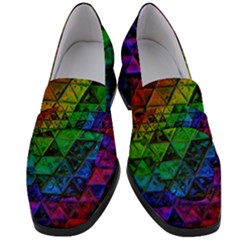 Pride Glass Women s Chunky Heel Loafers