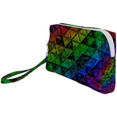 Pride Glass Wristlet Pouch Bag (small) by MRNStudios