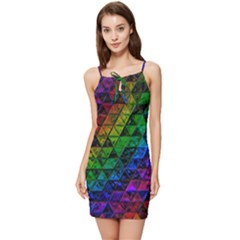 Pride Glass Summer Tie Front Dress by MRNStudios