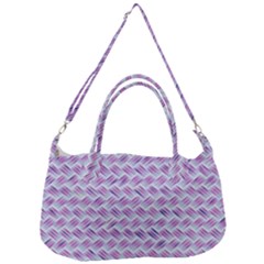 Purple Straw - Country Side  Removable Strap Handbag by ConteMonfrey