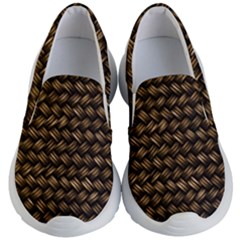 Brown Straw - Country Side Kids Lightweight Slip Ons by ConteMonfrey