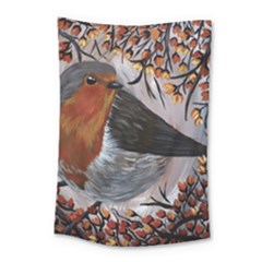 European Robin Small Tapestry by EireneSan