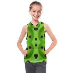 Abstract Geometric Modern Pattern Kids  Sleeveless Hoodie by dflcprintsclothing