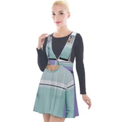 Img-20230610-wa0083 Plunge Pinafore Velour Dress by Yogistores