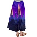The Sun Night Music The City Background 80s, 80 s Synth Women s Satin Palazzo Pants View2