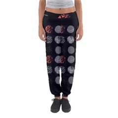 Black And Multicolored Polka Dot Artwork Digital Art Women s Jogger Sweatpants