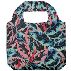 Leaves Leaf Pattern Patterns Colorfu Foldable Grocery Recycle Bag by uniart180623