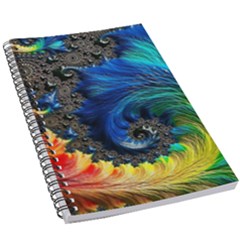 Colorful Digital Art Fractal Design 5 5  X 8 5  Notebook by uniart180623