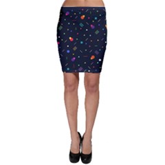 Abstract Minimalism Digital Art Abstract Bodycon Skirt by uniart180623