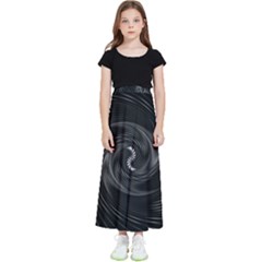 Abstract Mandala Twirl Kids  Flared Maxi Skirt by uniart180623