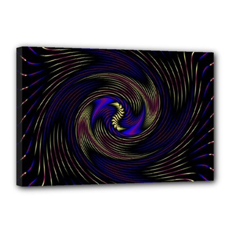 Manadala Twirl Abstract Canvas 18  X 12  (stretched) by uniart180623