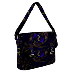 Manadala Twirl Abstract Buckle Messenger Bag by uniart180623