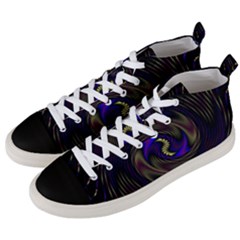 Manadala Twirl Abstract Men s Mid-top Canvas Sneakers by uniart180623