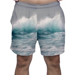 Big Storm Wave Men s Shorts by uniart180623