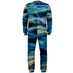 Waves Abstract Waves Abstract Onepiece Jumpsuit (men) by uniart180623