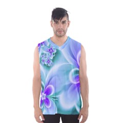 Abstract Flowers Flower Abstract Men s Basketball Tank Top by uniart180623