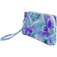 Abstract Flowers Flower Abstract Wristlet Pouch Bag (small)