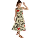 Love Abstract Background Textures Creative Grunge Summer Maxi Dress View1