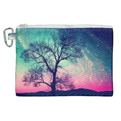 Tree Abstract Field Galaxy Night Nature Canvas Cosmetic Bag (xl) by uniart180623