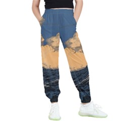 Waves Aesthetic Ocean Retro Sea Vintage Kids  Joggers