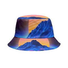 Sun Ultra Artistic 3d Illustration Sunset Inside Out Bucket Hat by uniart180623