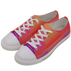 Sunset Summer Time Women s Low Top Canvas Sneakers by uniart180623