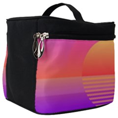 Sunset Summer Time Make Up Travel Bag (big)