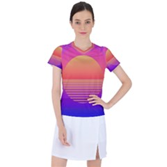 Sunset Summer Time Women s Sports Top