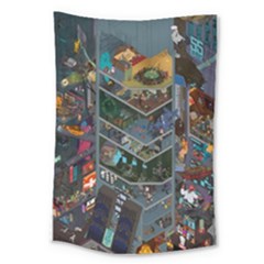 Fictional Character Cartoons Large Tapestry