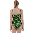 Green Military Background Camouflage Sweetheart Tankini Set View2