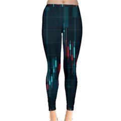 Flag Patterns On Forex Charts Inside Out Leggings by uniart180623
