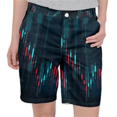 Flag Patterns On Forex Charts Women s Pocket Shorts