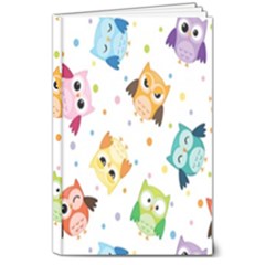 Owl Bird 8  x 10  Hardcover Notebook