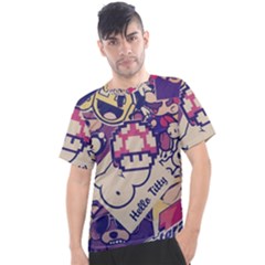 Retro Cartoon Titty Parody Men s Sport Top by uniart180623