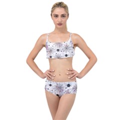 Creepy Spider Layered Top Bikini Set by uniart180623